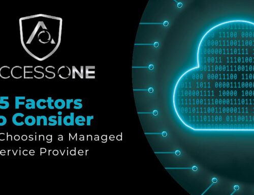 5 Factors to Consider When Choosing a Managed Service Provider