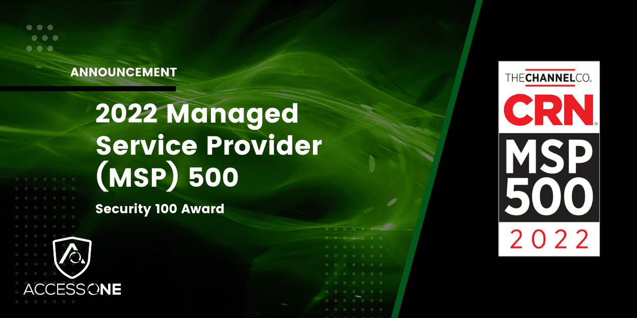 Access One Inc. Recognized on CRN’s 2022 MSP 500