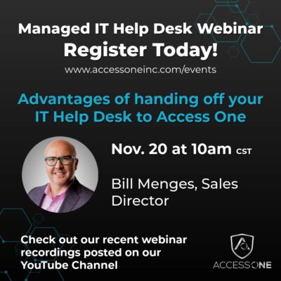 access one webinars november 2025