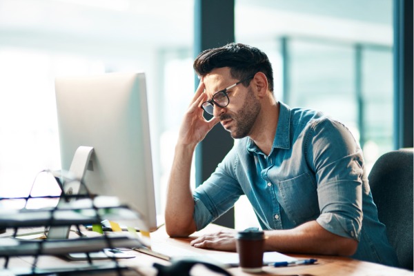 stressed-managed-it Addison managed IT services